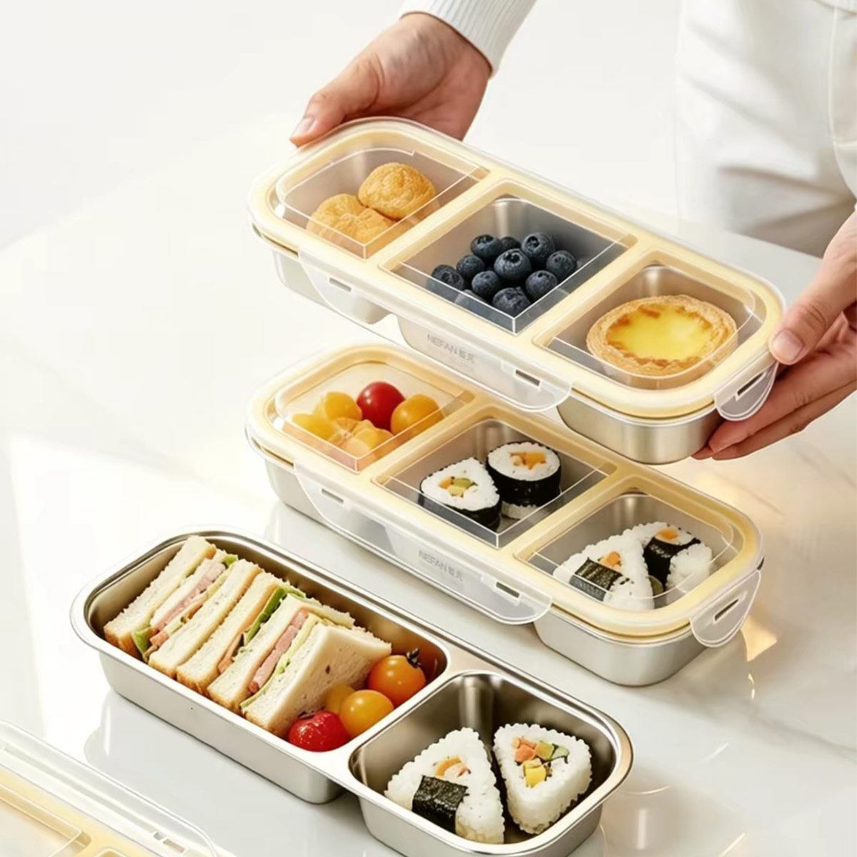 Food Storage System - Contenitore per alimenti in acciaio inossidabile