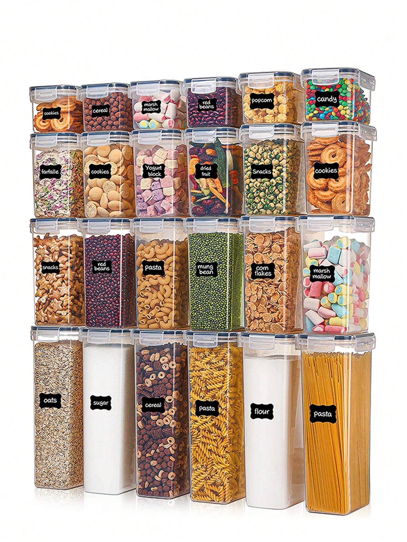 Lock And Lock Food Storage - Contenitori ermetici per alimenti da 48
