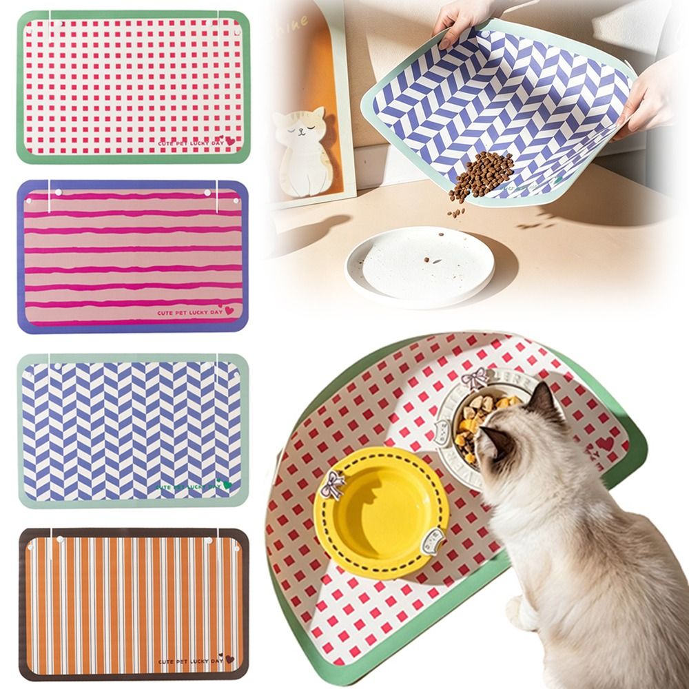 Food Storage With Scoop - Nuovo Tappetino in Pelle PU per