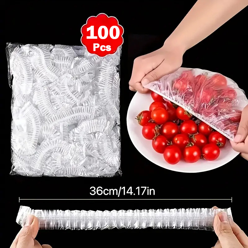 Food Storage And Safety - 100 Pezzi di Pellicola Alimentare Monouso