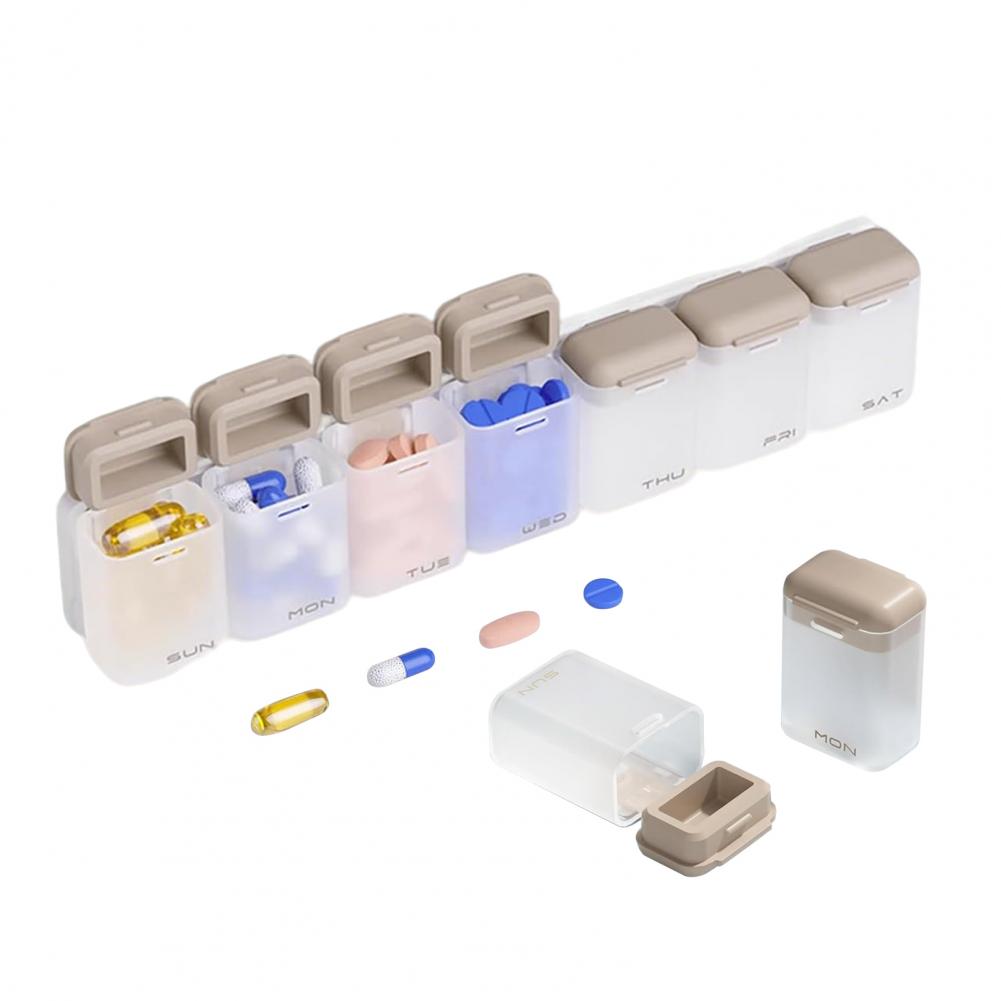Food Storage Management - Portapillole settimanale magnetico Portapillole da viaggio