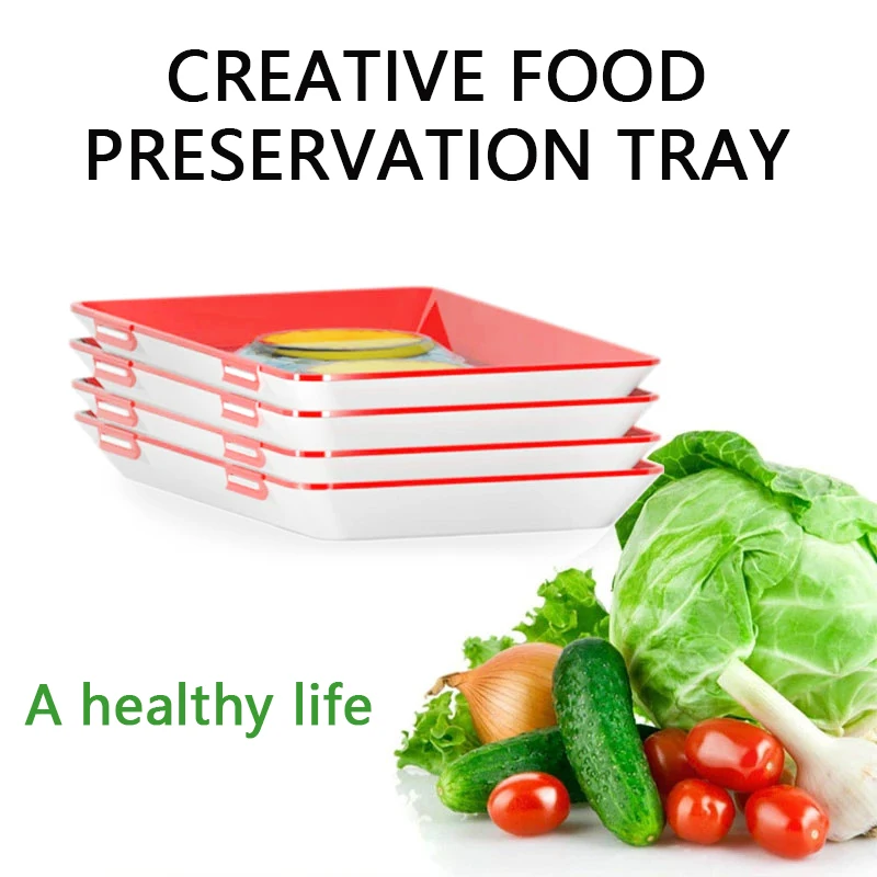 Food Storage And Safety - Vassoio per Conservazione Alimenti in PP,