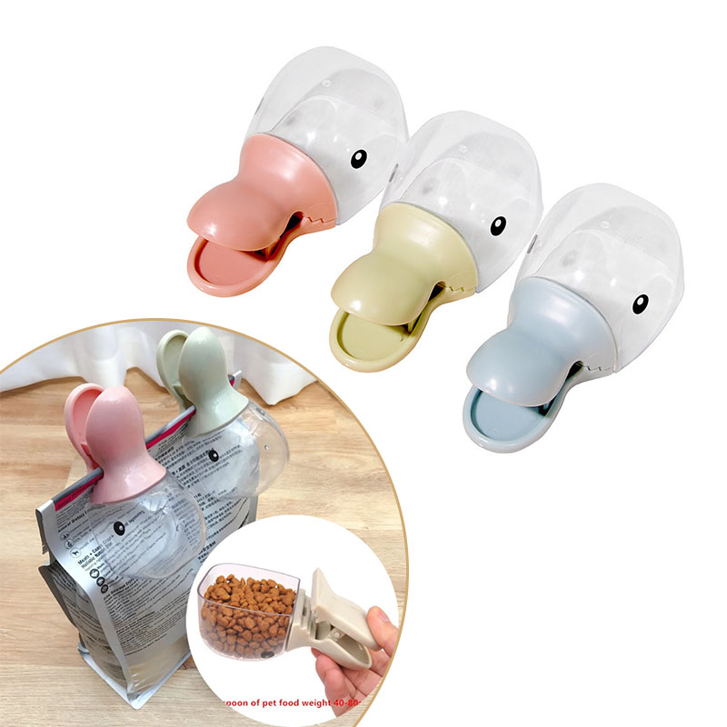 Food Storage With Scoop - Cucchiaio per cibo per animali domestici