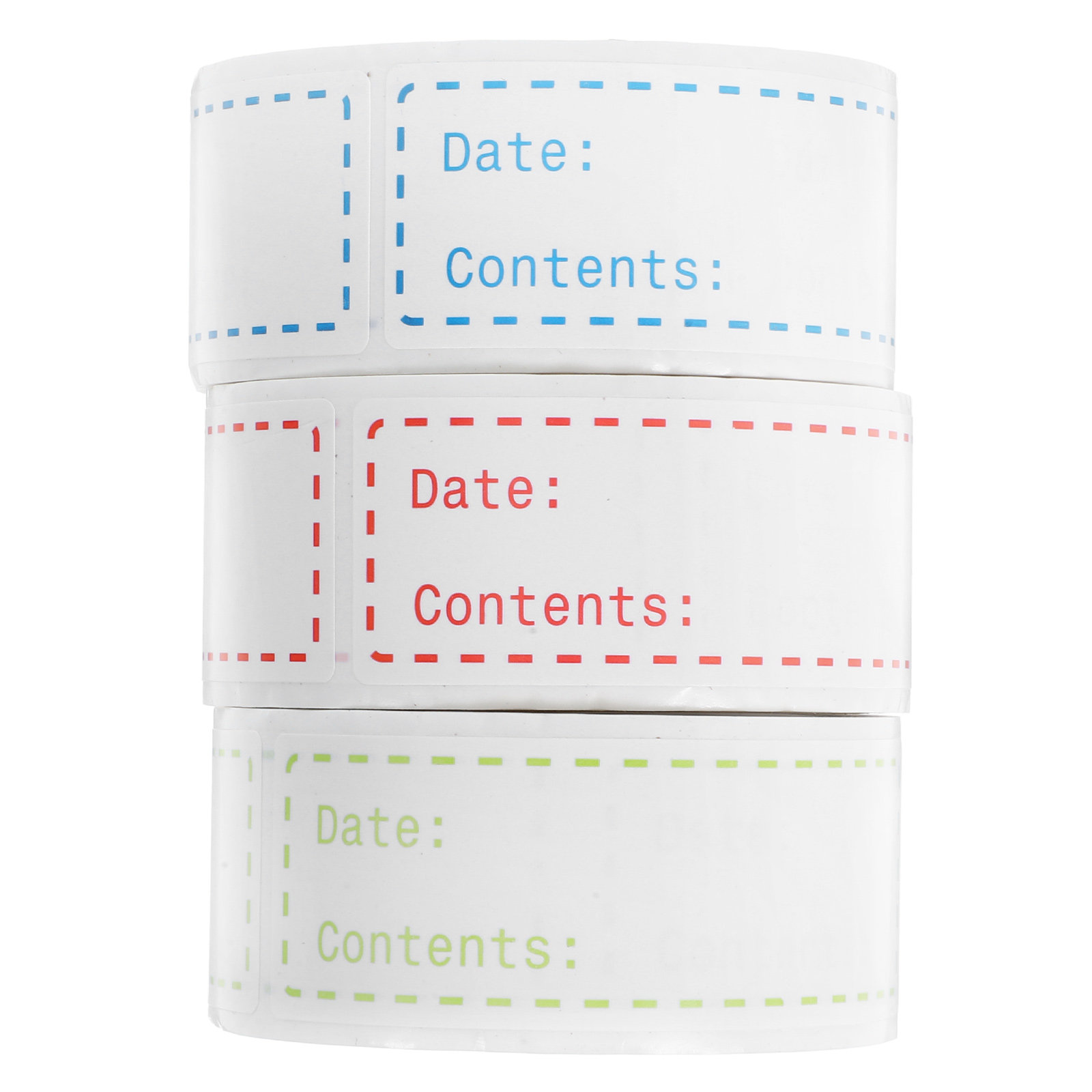 Food Storage Expiration Dates - 3 rotoli di etichette adesive rimovibili