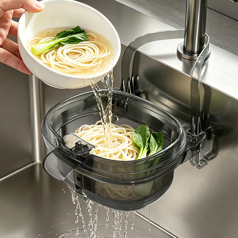 Food Storage Rack For Kitchen - Cestello Sospeso per Lavello da Cucina,