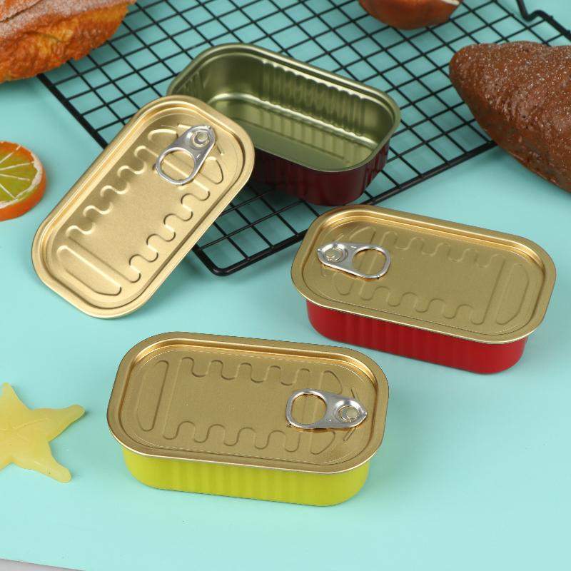 Food Storage And Organizer - 2 Pezzi Mini Scatole di Latta