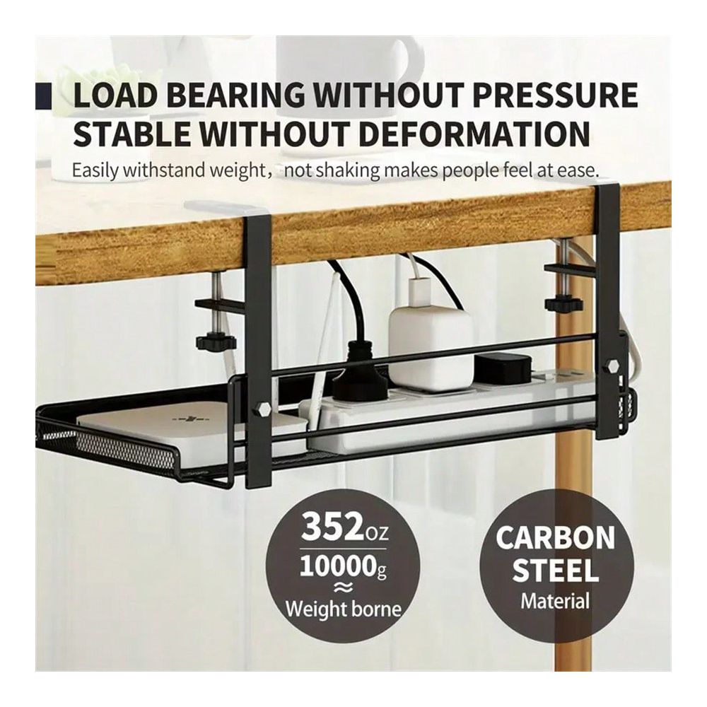 Food Storage And Organizer - Mensola/cestello portaoggetti sotto la scrivania, organizer