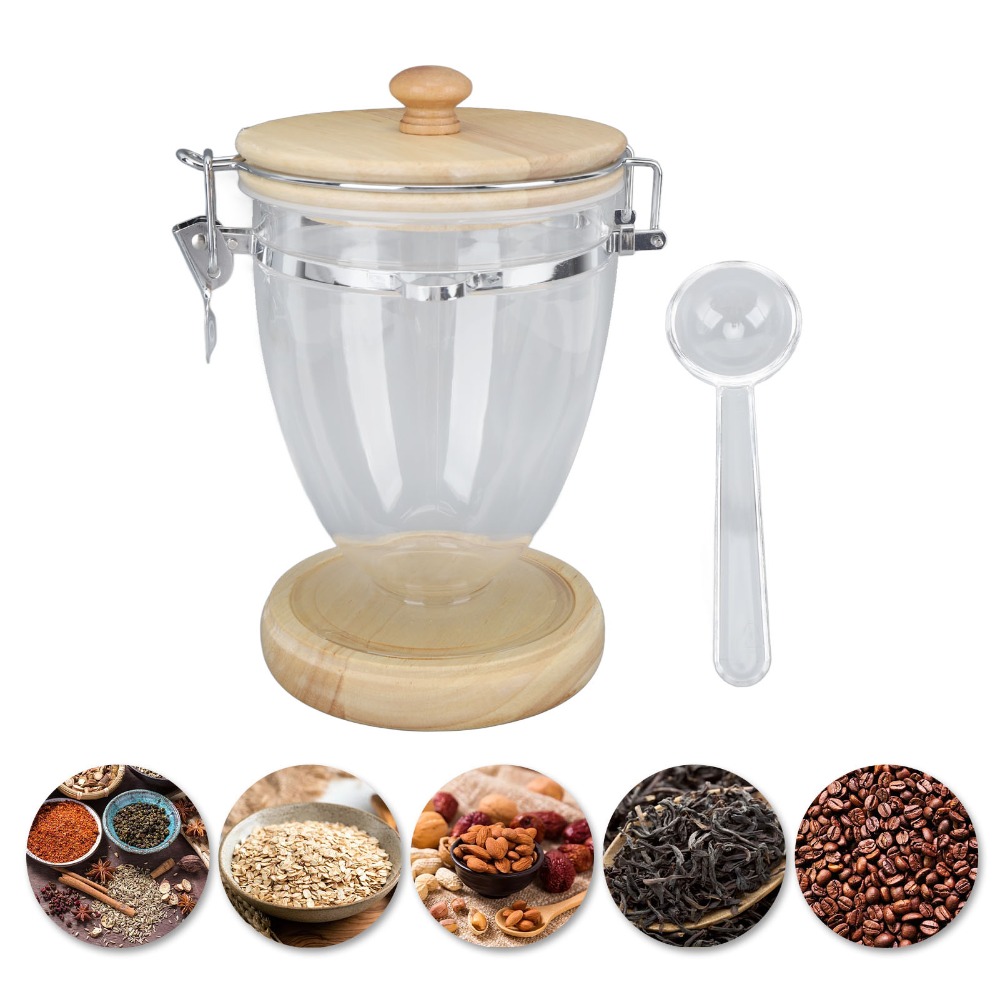 Food Storage Building - Barattolo per Alimenti con Coperchio Ermetico,