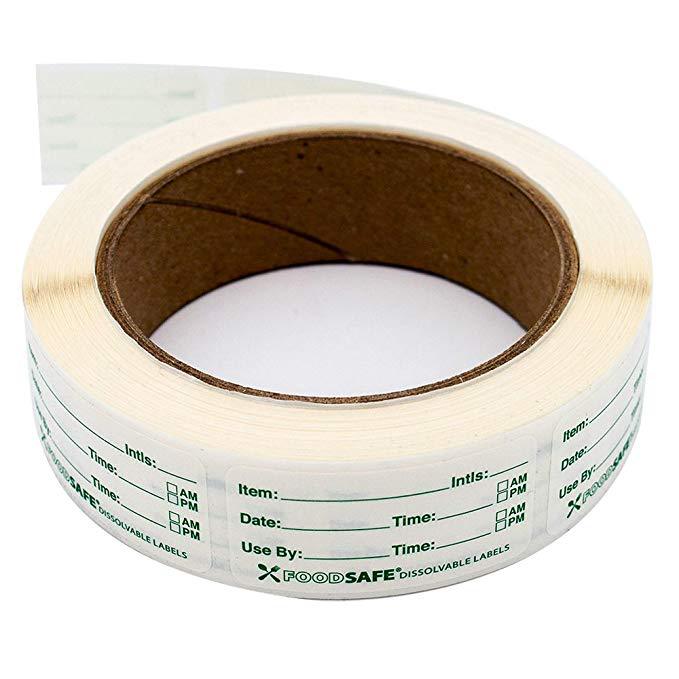 Food Storage Expiration Dates - 250 pezzi Etichette per alimenti per