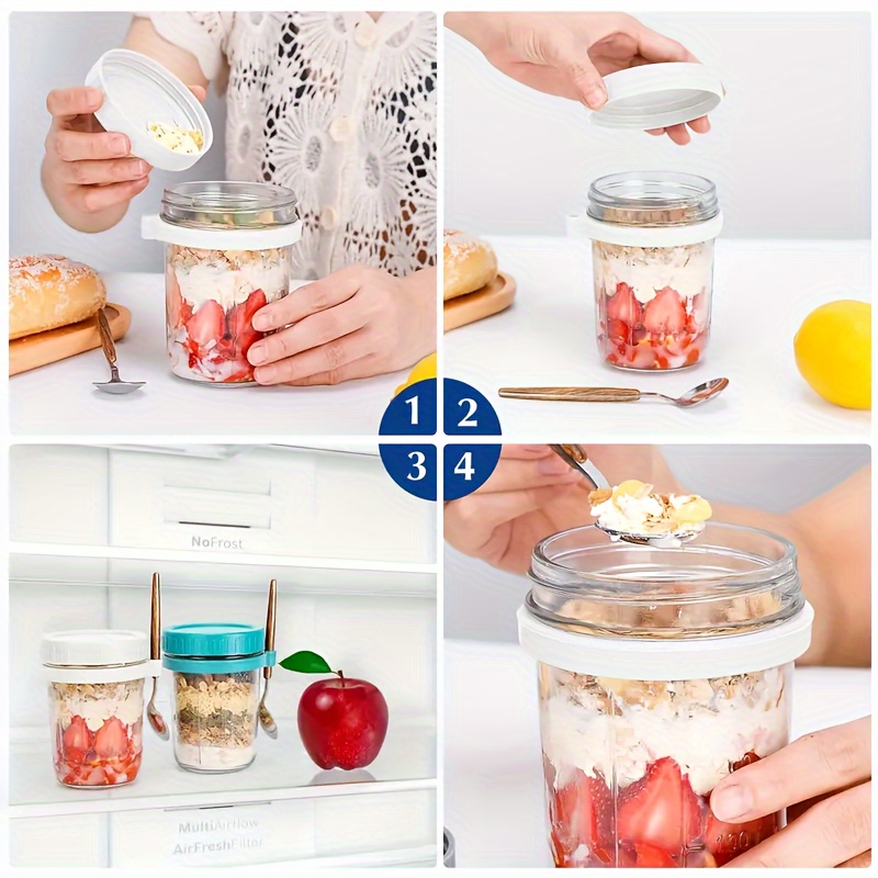 1 tazza per farina d'avena in  - Food Storage Glass Set recensione e prezzo