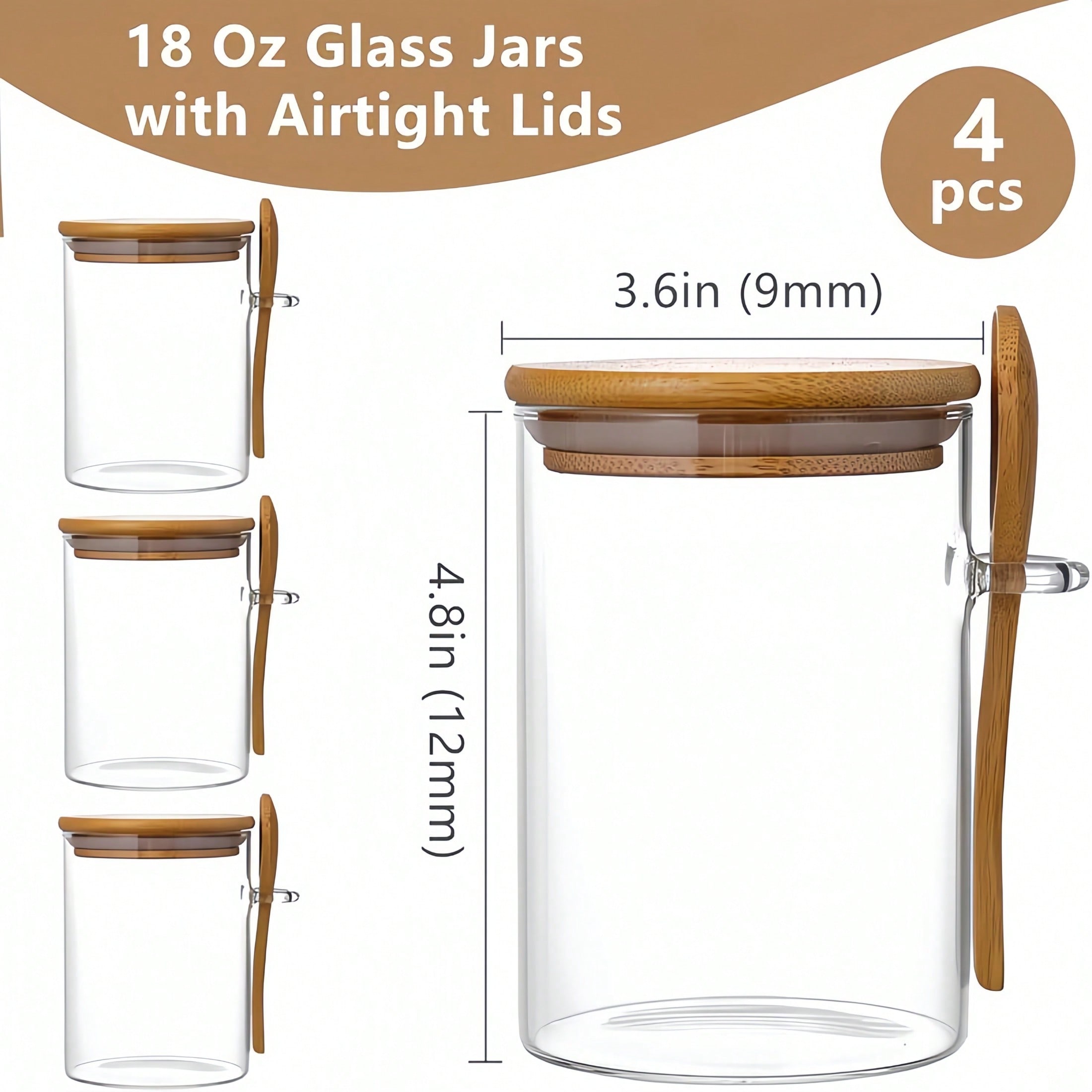 Set di contenitori da 4 pezzi  - Food Storage Glass Set recensione e prezzo