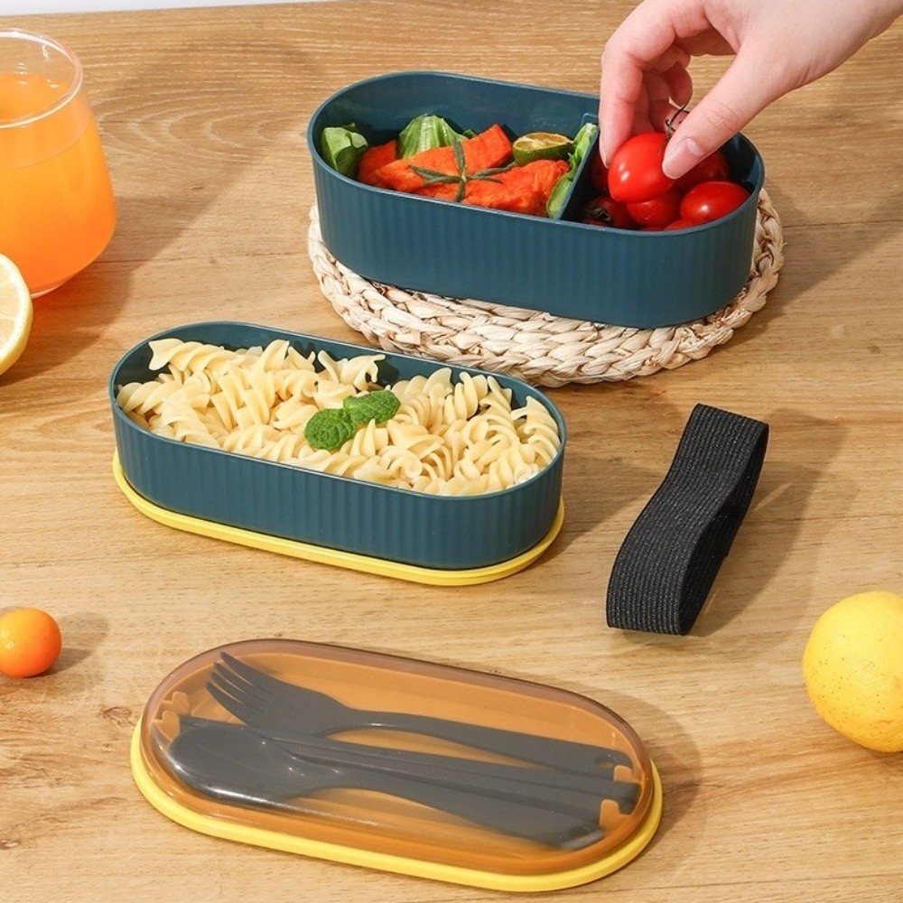 Lunch Box portatile a doppio s - Food Storage With Scoop recensione e prezzo