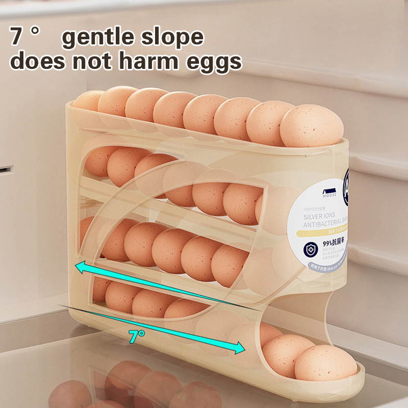 Portauova automatico a 4 strat - Food Storage Rack For Kitchen recensione e prezzo