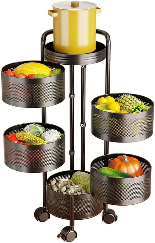 Scaffale da Cucina Girevole a  - Food Storage With Wheels recensione e prezzo