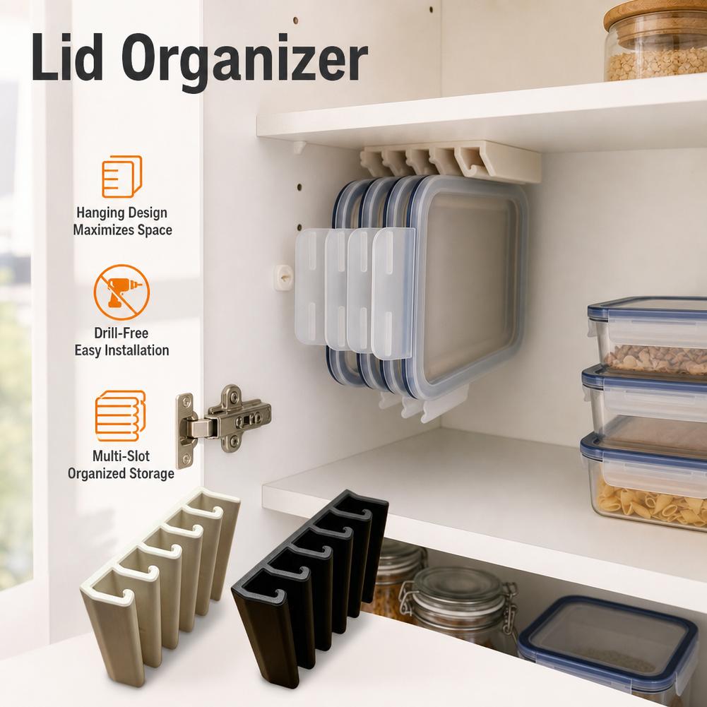 Supporto per Coperchi di Conte - Food Storage Rack For Kitchen recensione e prezzo