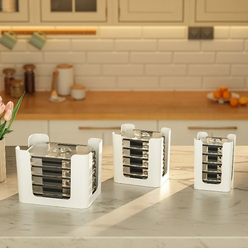 Set da 3 contenitori con coper - Food Storage Rack For Kitchen recensione e prezzo