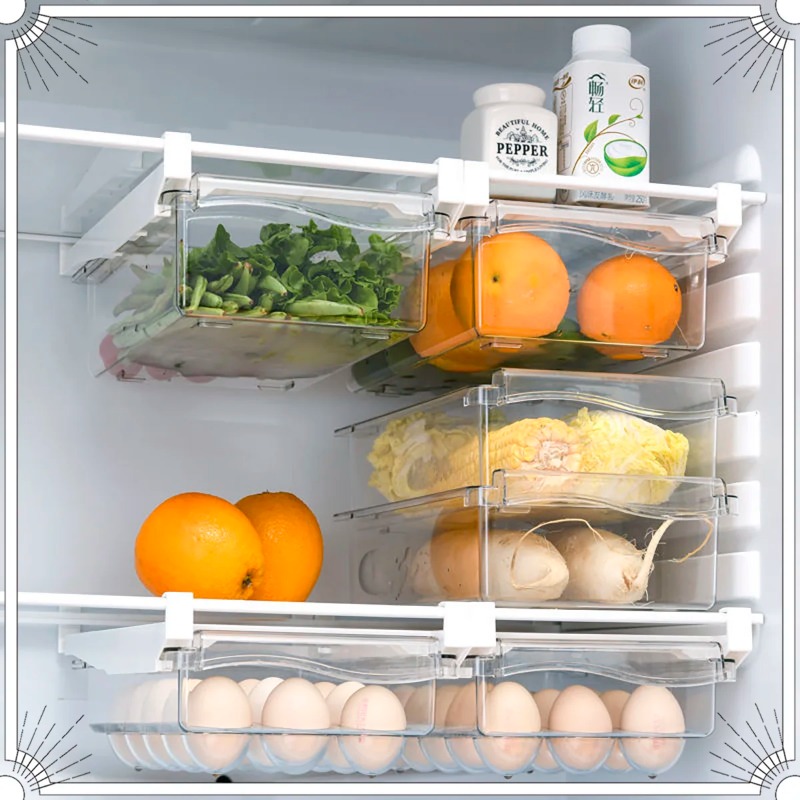 Contenitore Trasparente Scorre - Food Storage Rack For Kitchen recensione e prezzo