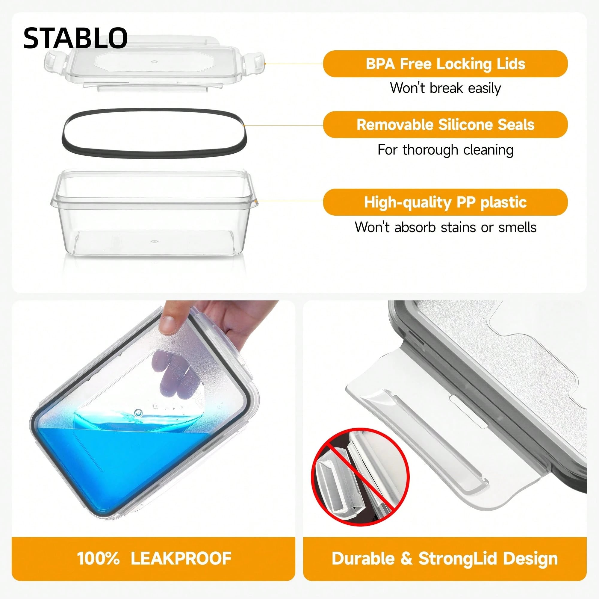 12 contenitori in plastica sig - Food Storage Lunch Box recensione e prezzo