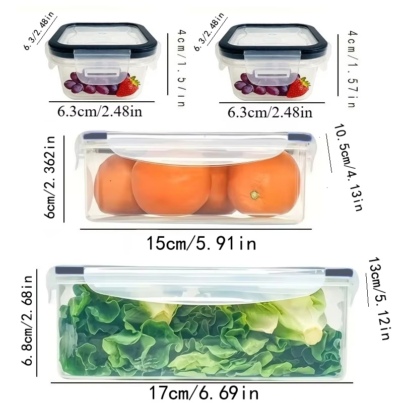 Set da 8 Pezzi: 4 Contenitori  - Food Storage System recensione e prezzo