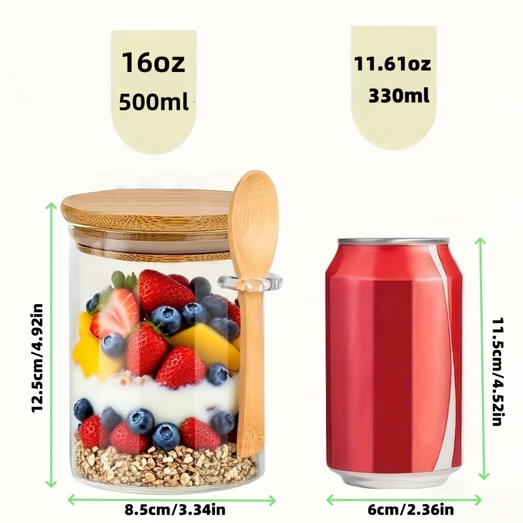 Set di 1/2/4/8 bicchieri in ve - Food Storage Glass Set recensione e prezzo