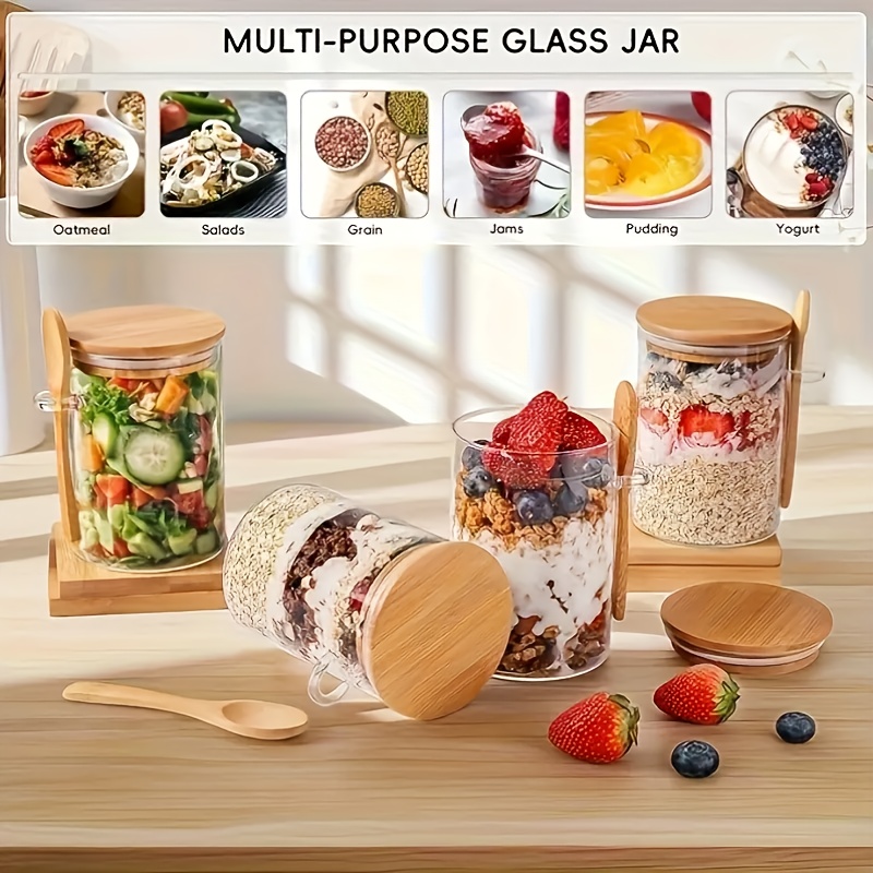 Set di 1/2/4/8 bicchieri in ve - Food Storage Glass Set recensione e prezzo