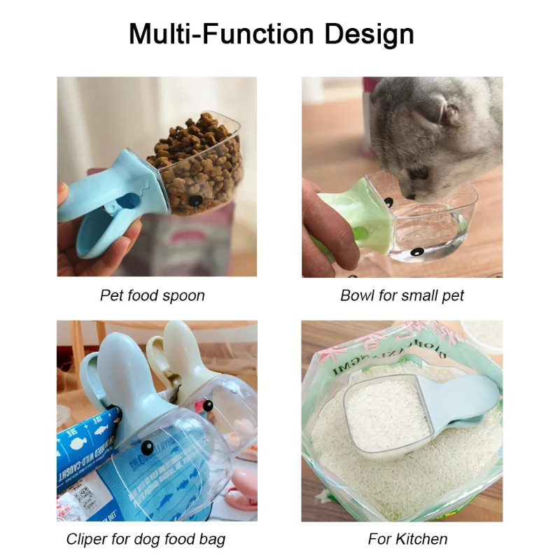 Cucchiaio per cibo per animali - Food Storage With Scoop recensione e prezzo