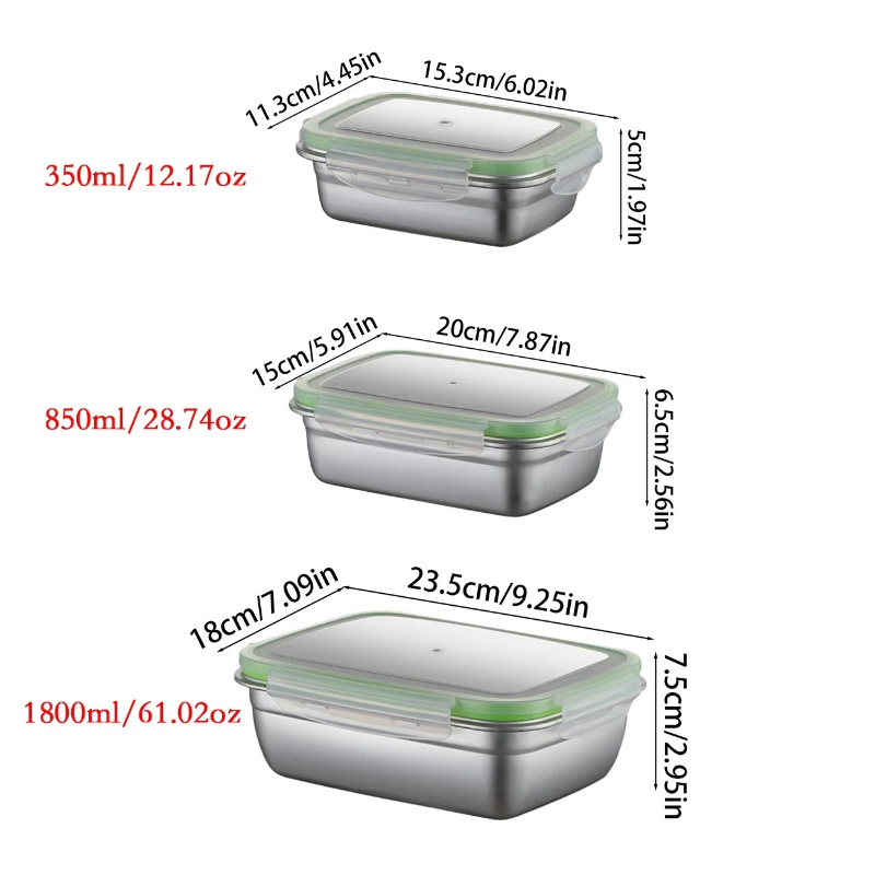 Set di scatole per il pranzo i - Food Storage Lunch Box recensione e prezzo
