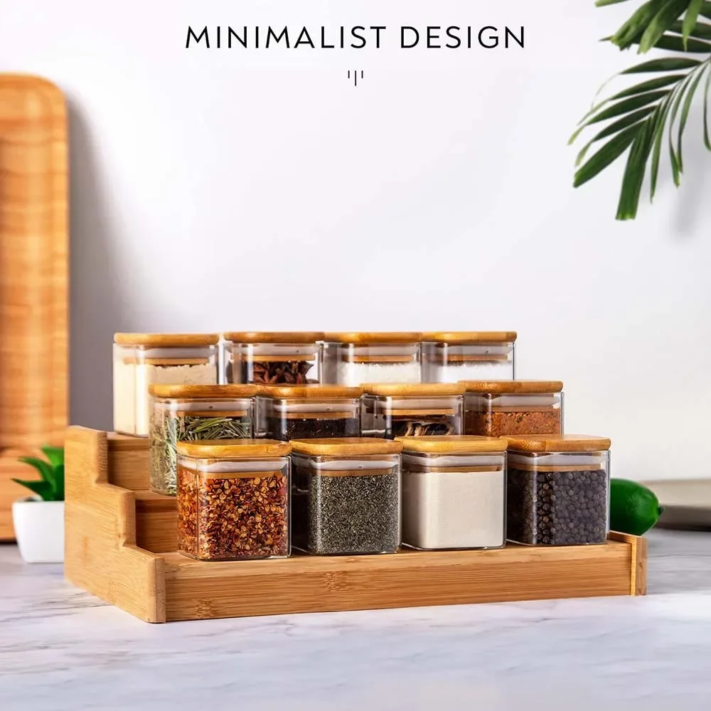 Set di barattoli quadrati da 5 - Food Storage Glass Set recensione e prezzo