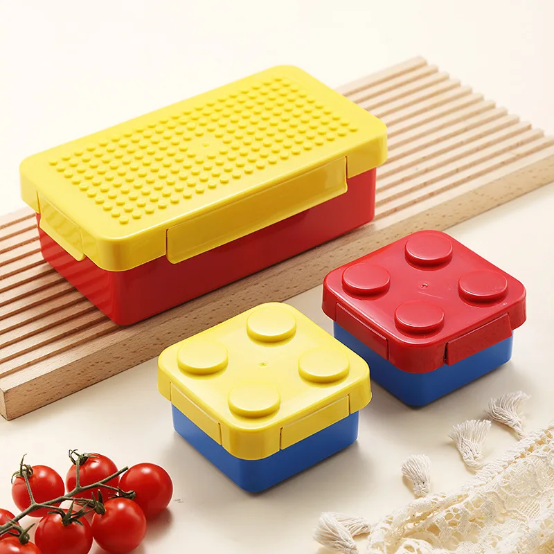 Building Block Lunch Box Color - Food Storage Building recensione e prezzo