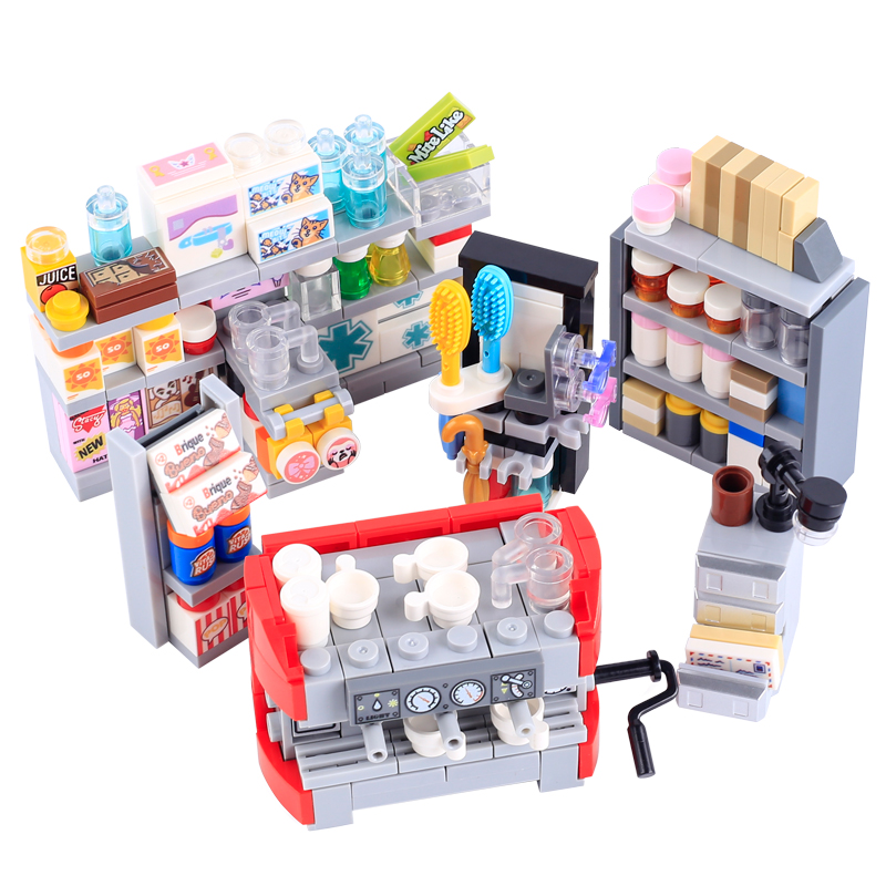 MOC City Street View Supermerc - Food Storage Building recensione e prezzo
