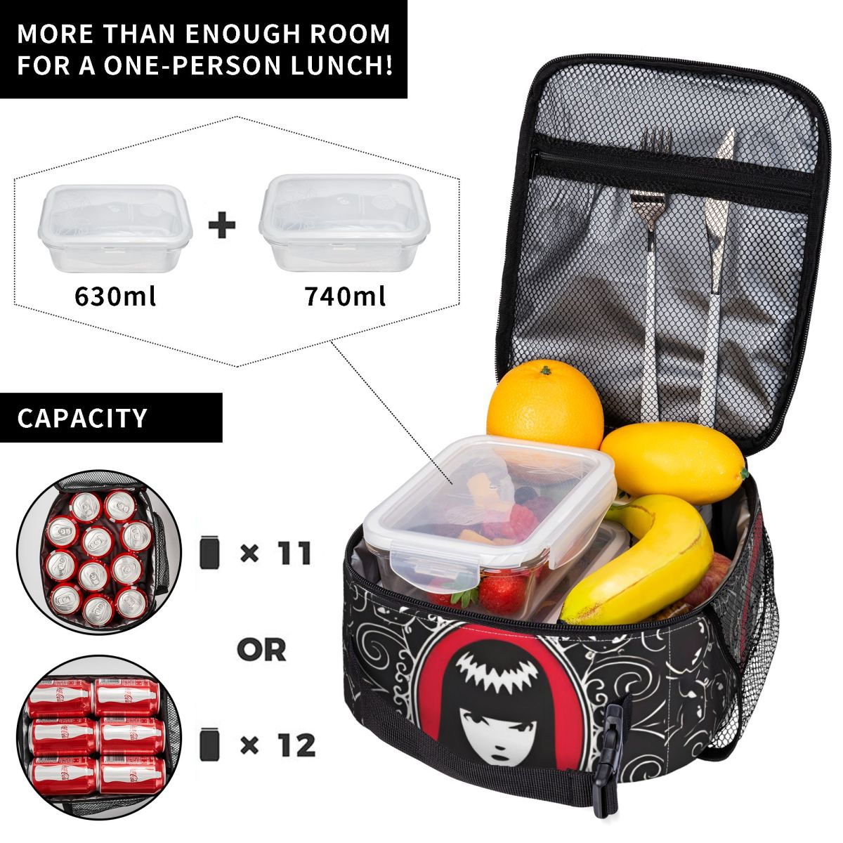 E-Emily The Strange Divertente - Food Storage Keep Warm recensione e prezzo