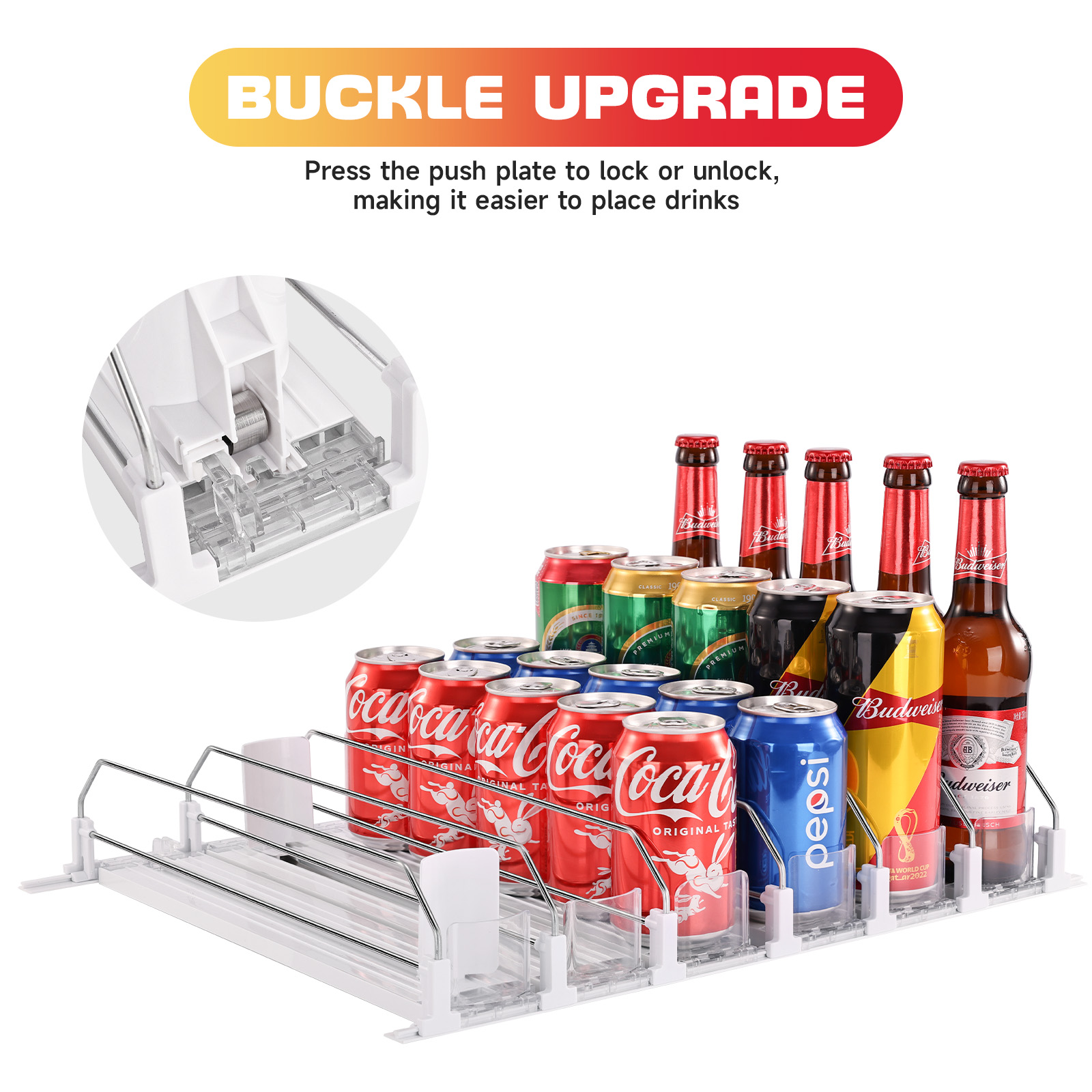 Dispenser per lattine di soda  - Food Storage Rack For Kitchen recensione e prezzo