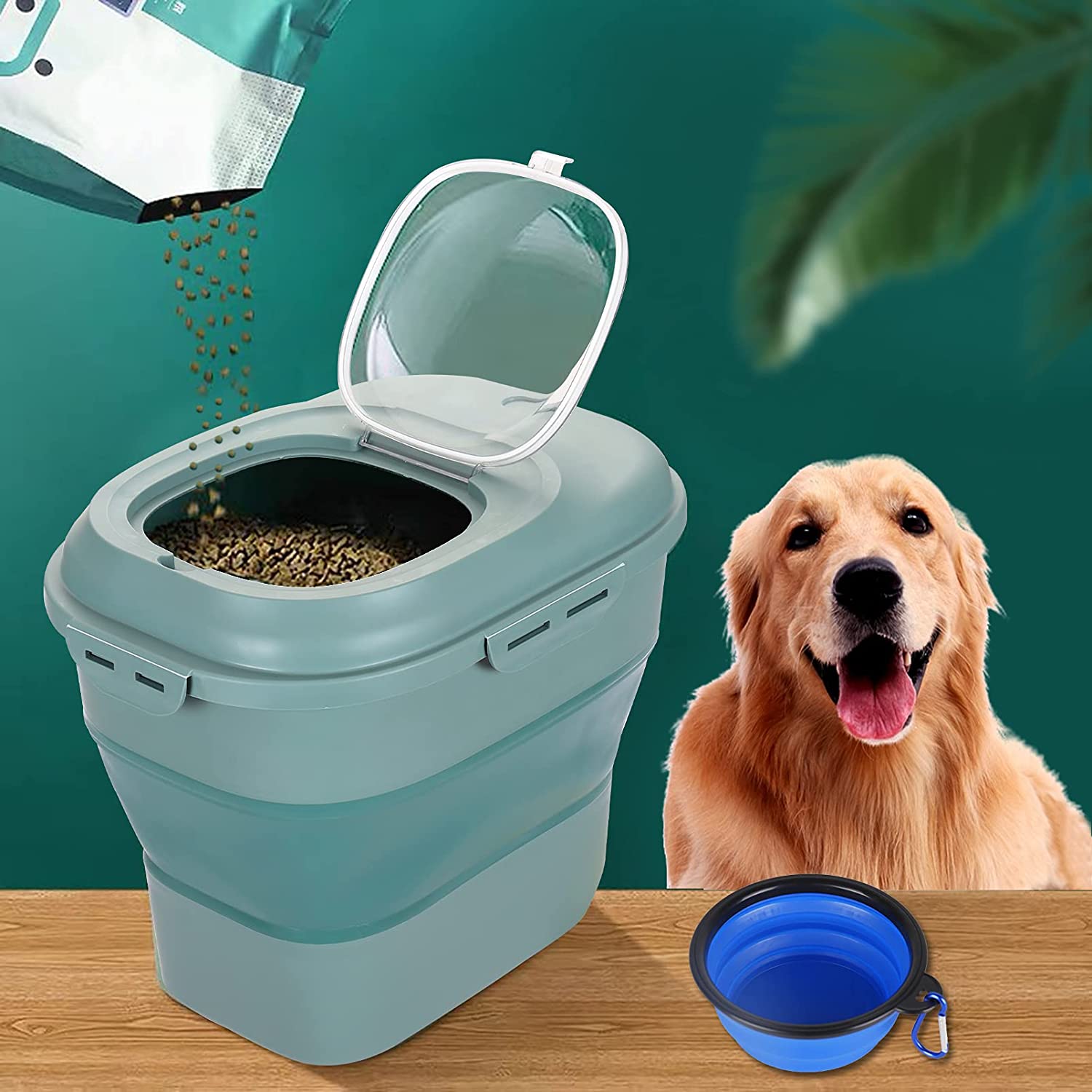 Contenitori pieghevoli per ali - Dog Food Storage Xl recensione e prezzo